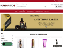 Tablet Screenshot of playshampoo.com.br